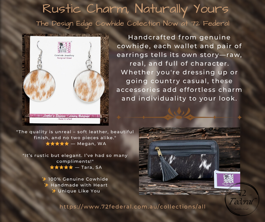 Rustic Charm, Naturally Yours - The Design Edge Cowhide Collection