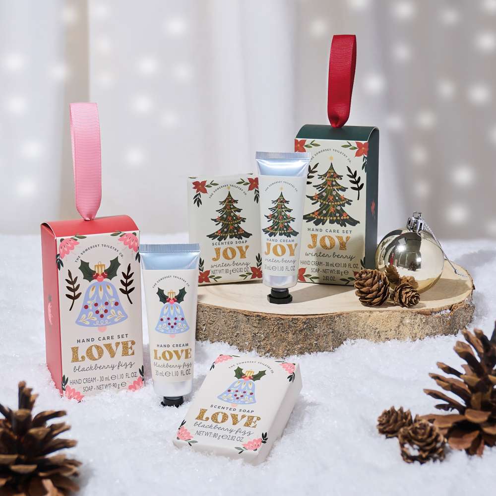 Christmas W/wishes Hand Care Set Joy- Blackberry Fizz