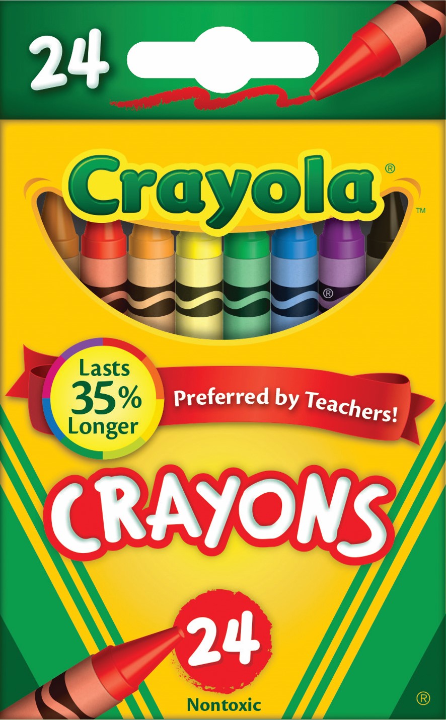 16018 Pk24 Crayola Crayons Regular