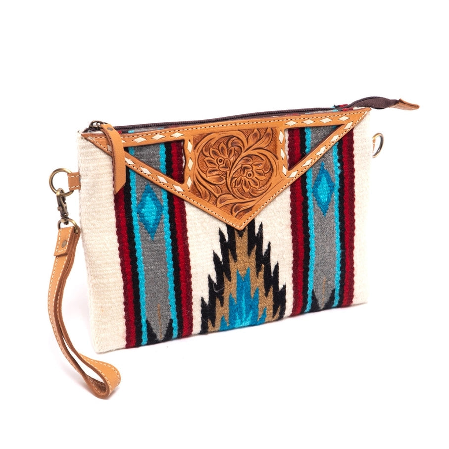 Leather Cowhide Clutch