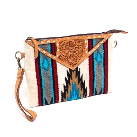 Leather Cowhide Clutch