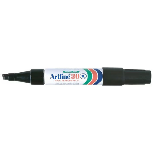 #30 Artline Marker Blk Chisel