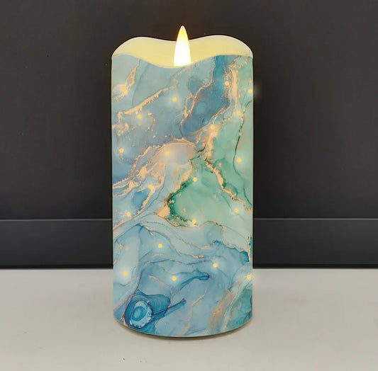 Twilight Led Candle - Aquatic Radiance