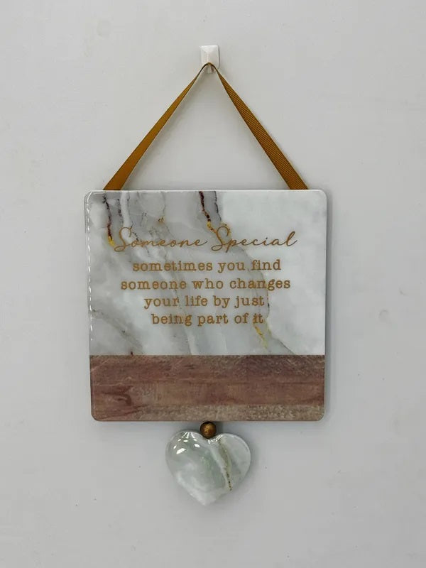 Heartfelt Hanging Plaque Ssp