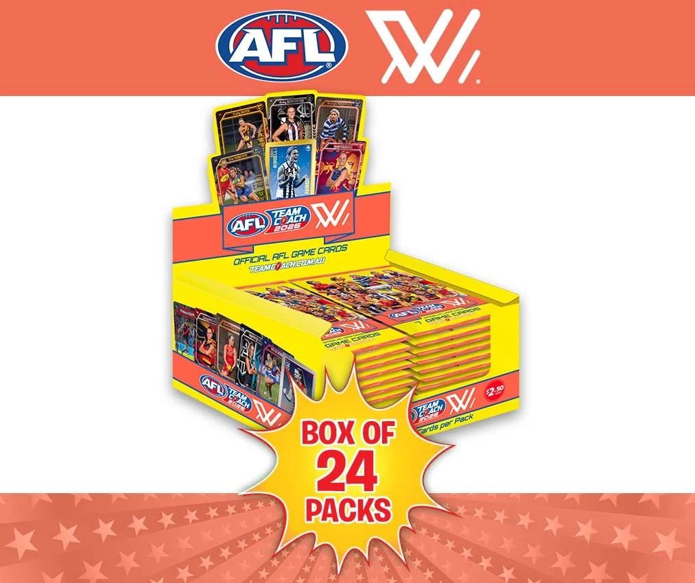 Aflw Box 24 2026 Official Afl Game Cards