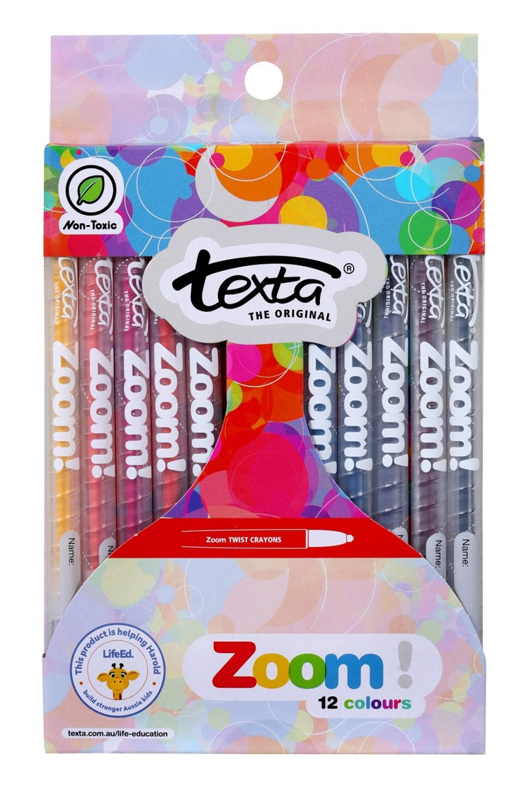 39943 Pk12 Zoom Crayons Texta