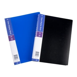 Display Book Dats A4 Insert Cover 40pocket Asst