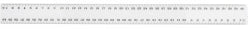 40cm Plastic Ruler Marbig Clear
