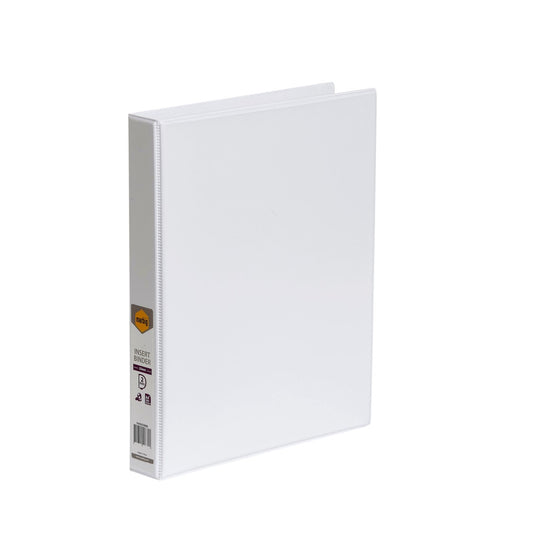 Wht A4 25mm 2d Insert Binder C/vie