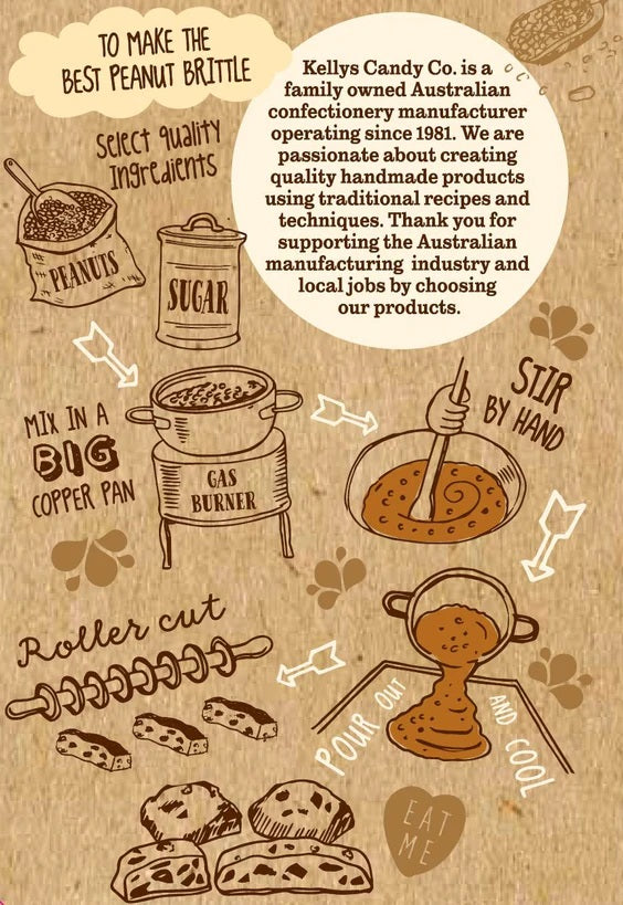 Kelly Candy Peanut Brittle