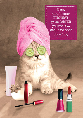 Pamper Yourself Cat