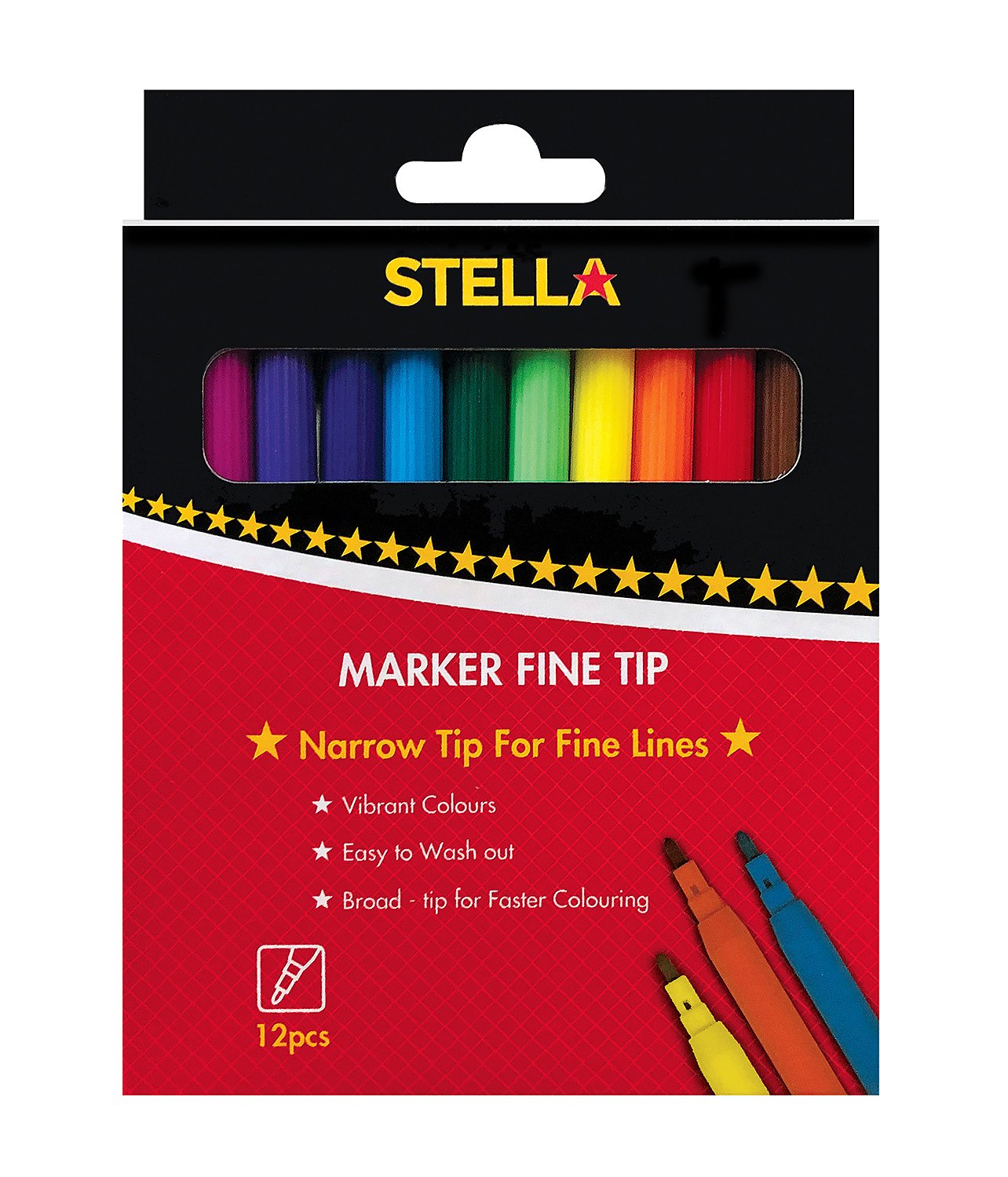 Marker Stella Fine Tip Assorted