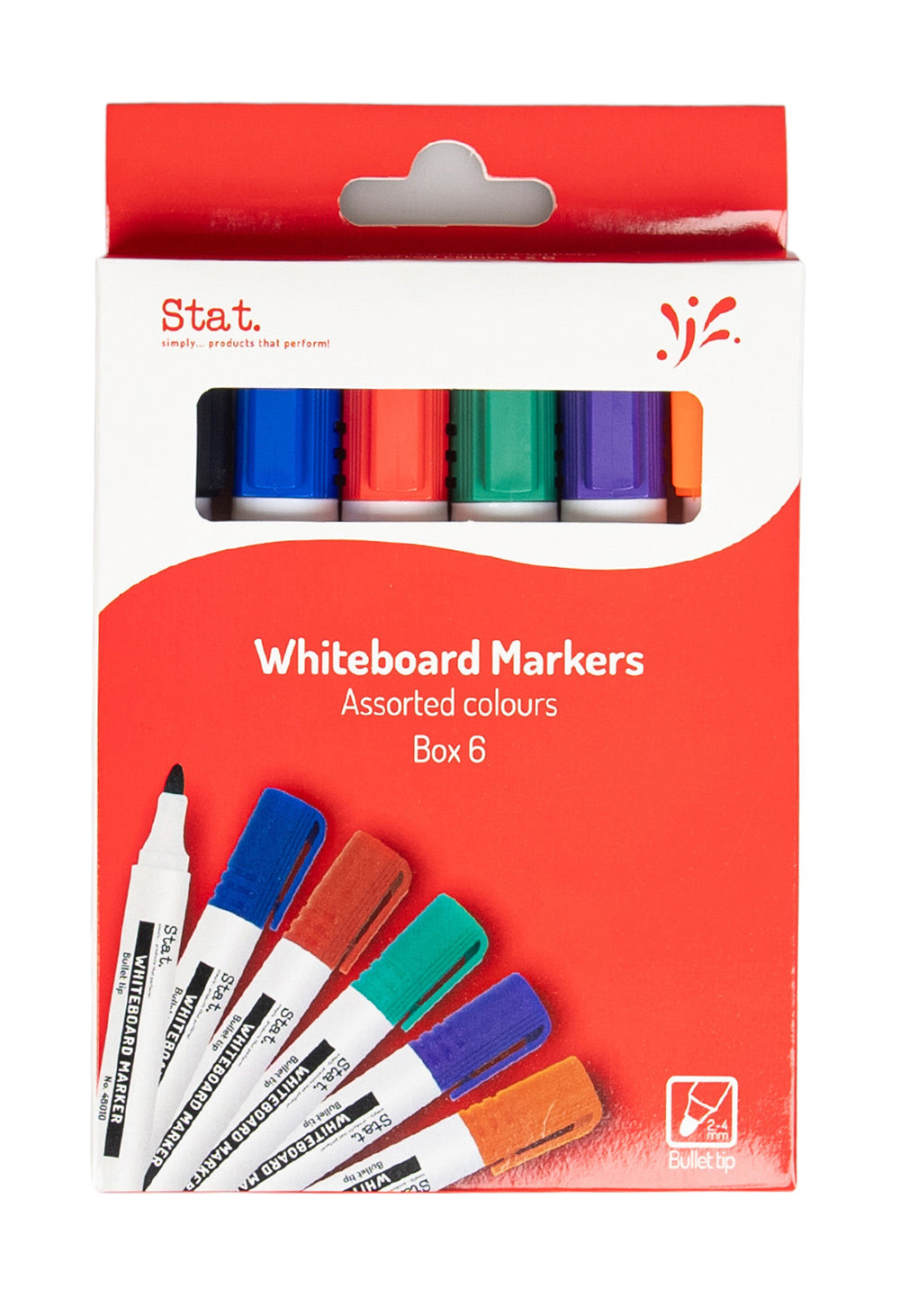 W/board Marker Asstd Stat 2.0mm Bu
