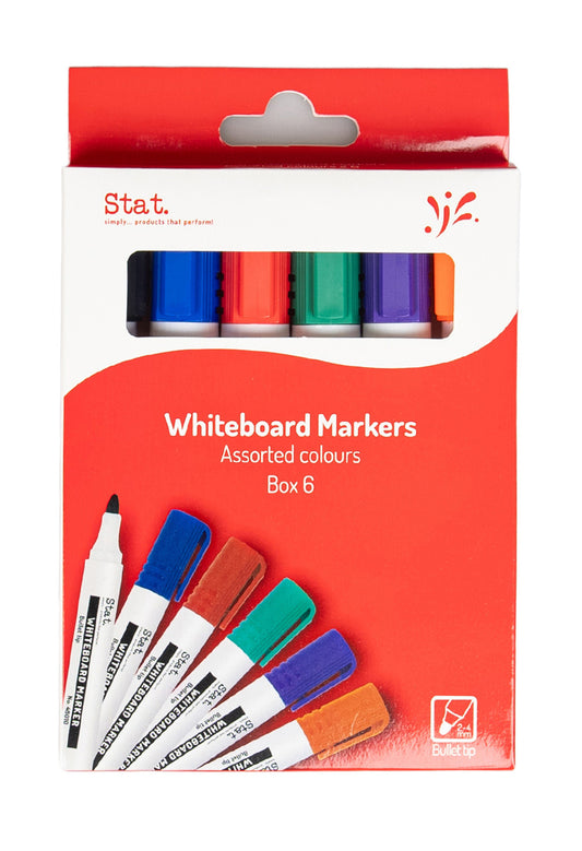 W/board Marker Asstd Stat 2.0mm Bu