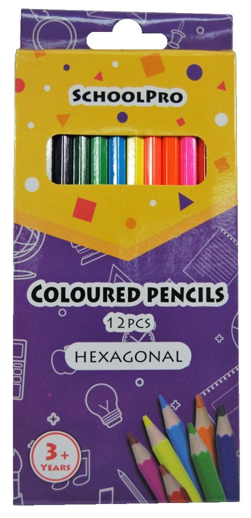 79172 Bx12 Schoolpro Colour Pencils