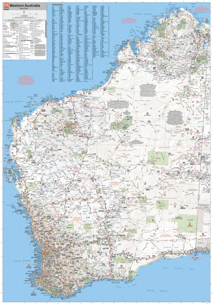 Western Australian State Map