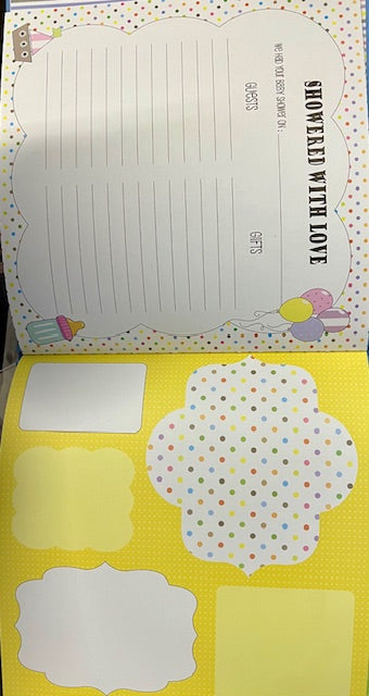Baby 1st Yr Record Bk White Pu