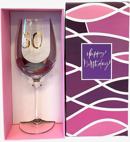Wine Glass Stained 50