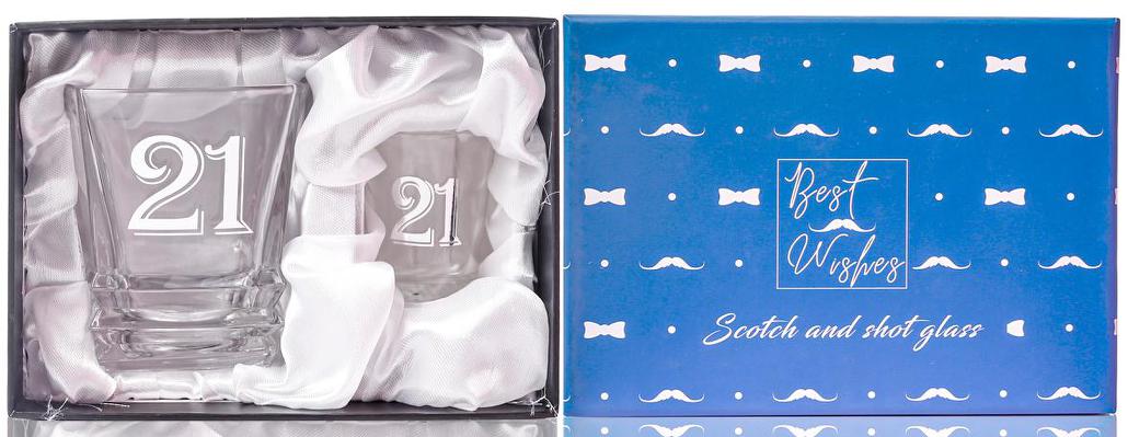 Scotch/shot 21st Glass Set