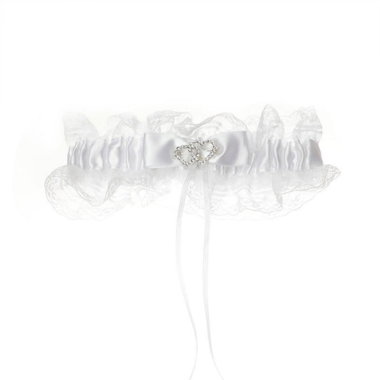 Wedding Garter White