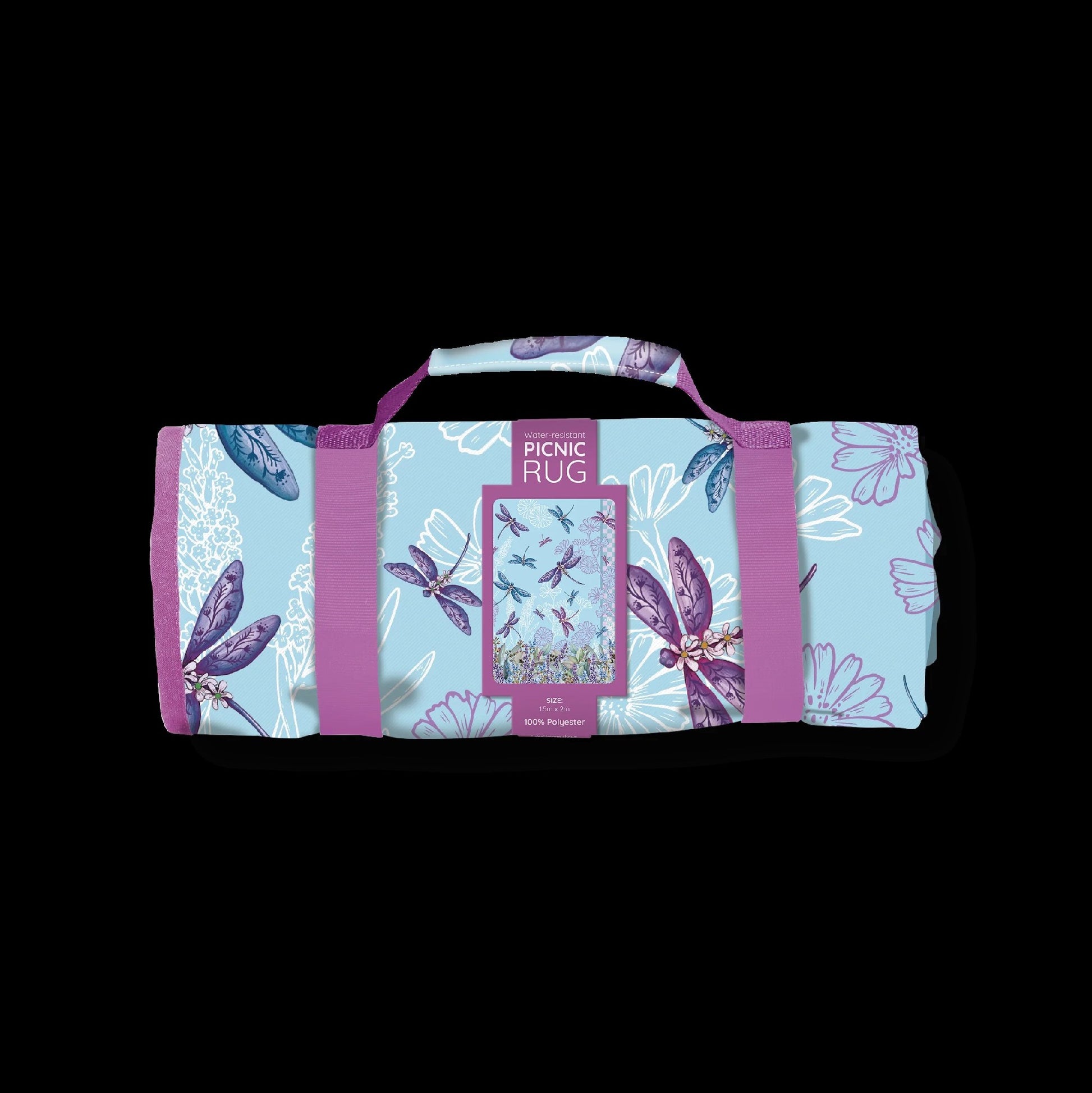 Lp Picnic Rug Lav Dragon Flies