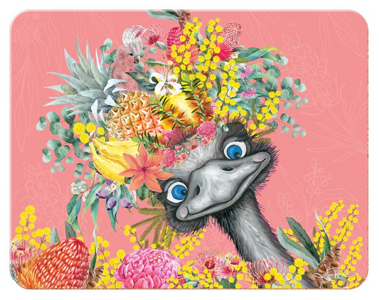 Lisa Pollock Placemat Set - Emu Sings
