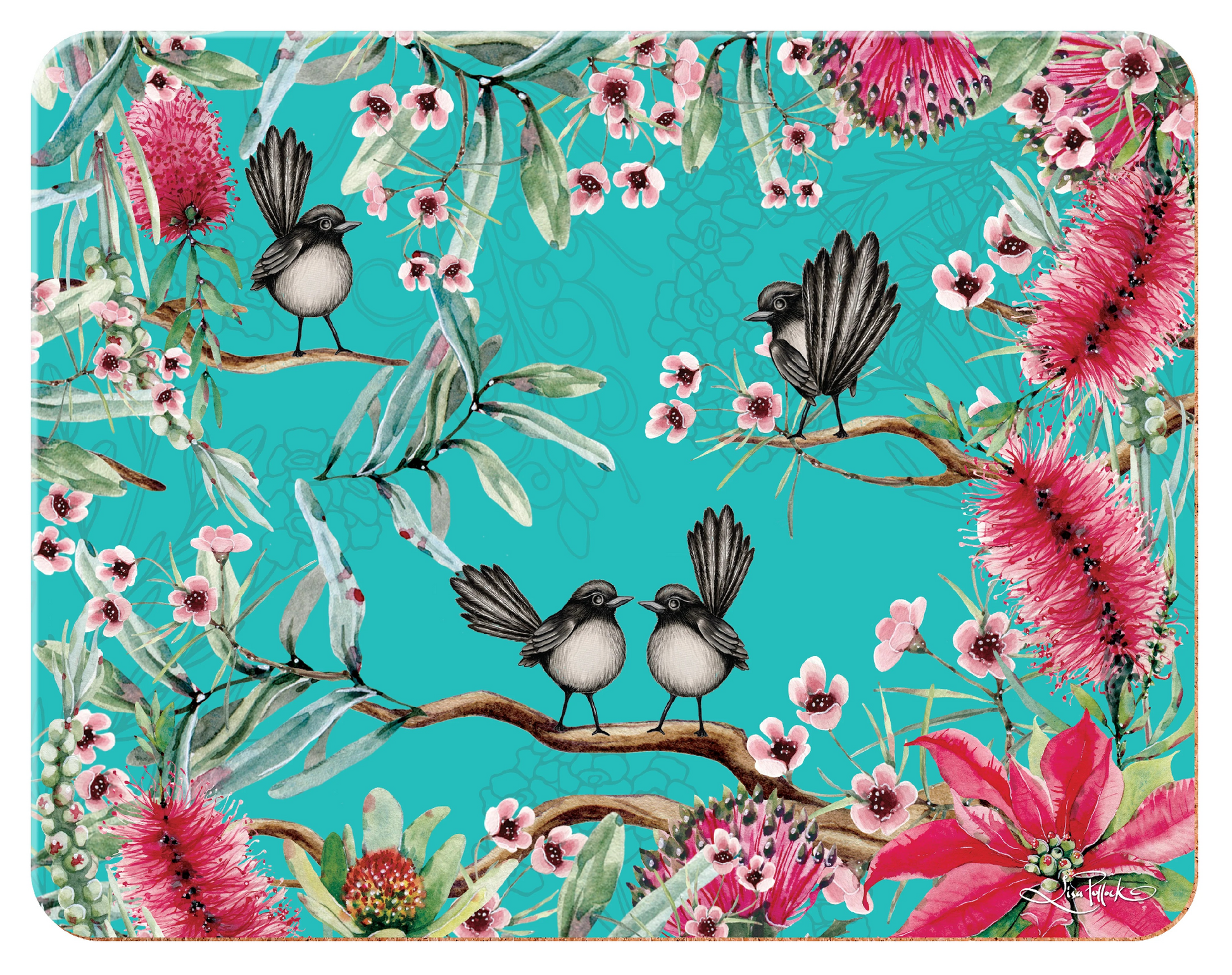 Lisa Pollock Placemat Set - Willy Wag