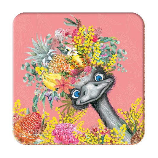 Coaster Set - Emu Sing