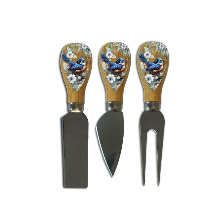 Cheeky Wren Cheese Knife Block