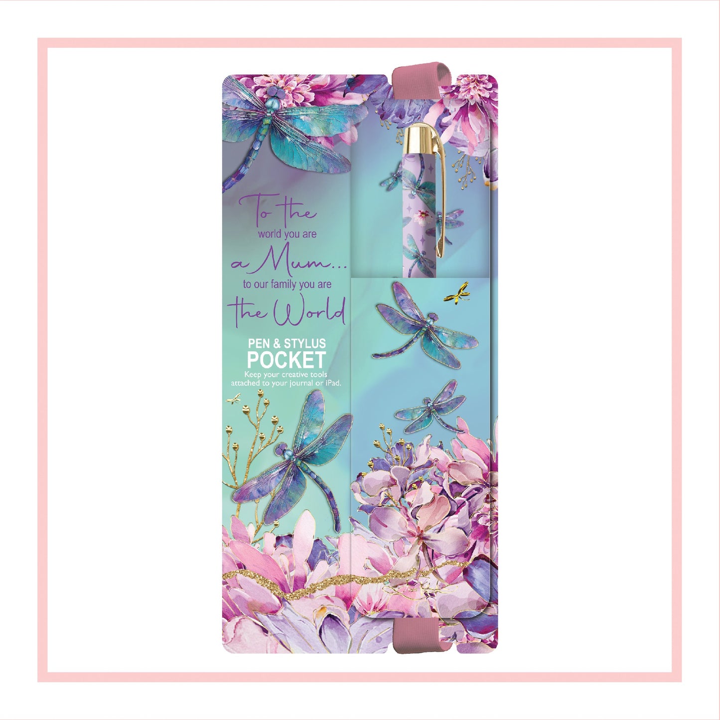 Pen Pocket - Delightful Dragonflies