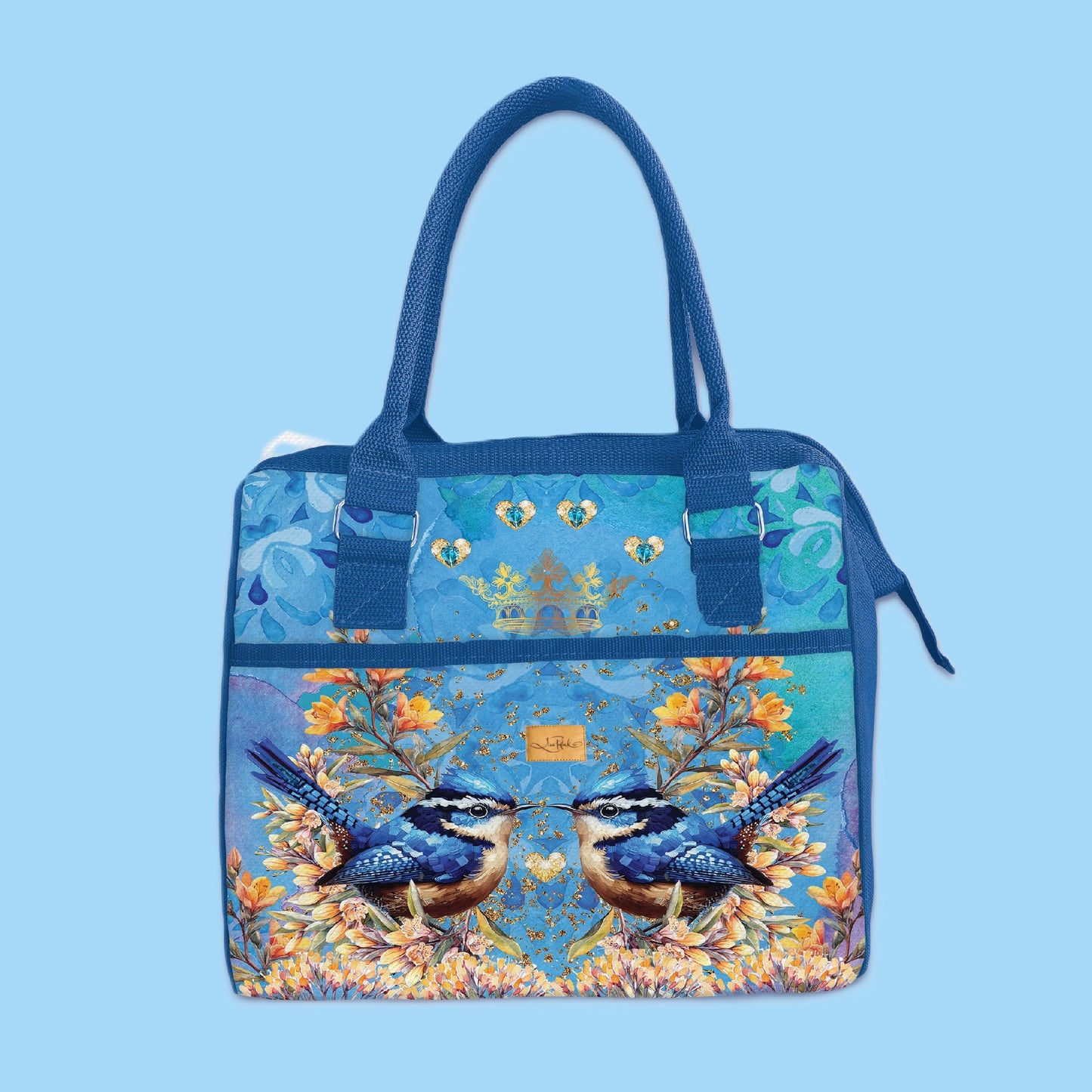 Lunch Tote - Royal Wrens