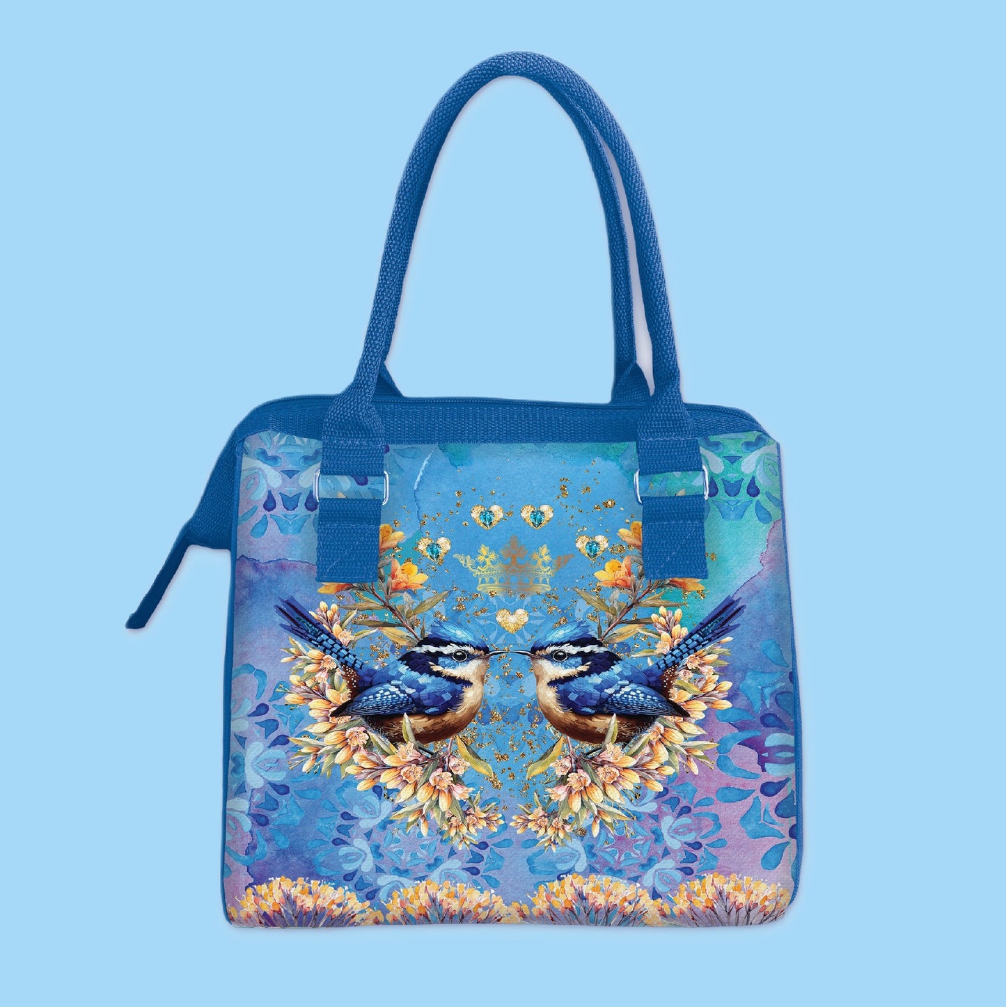 Lunch Tote - Royal Wrens