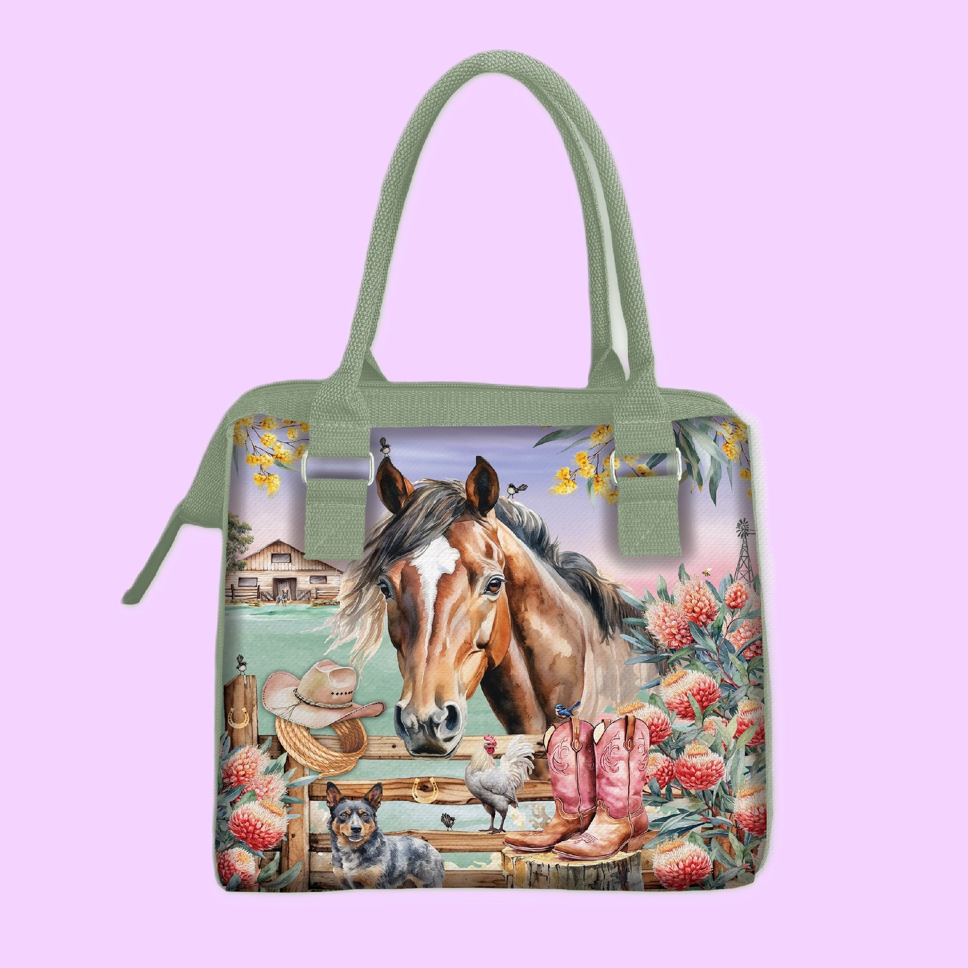 Lunch Tote - Country Dusk