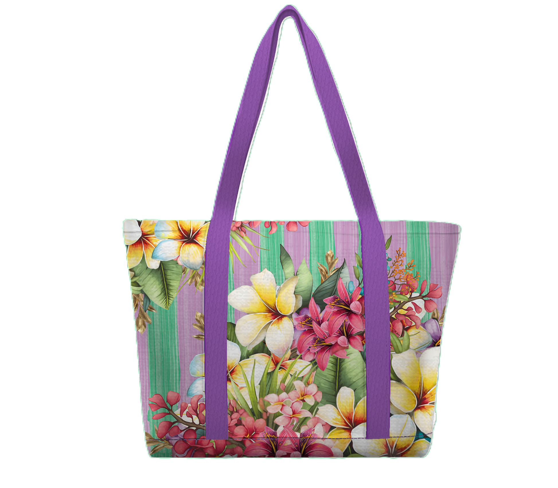 Large Tote Cooler Bag - Paradise Bloom