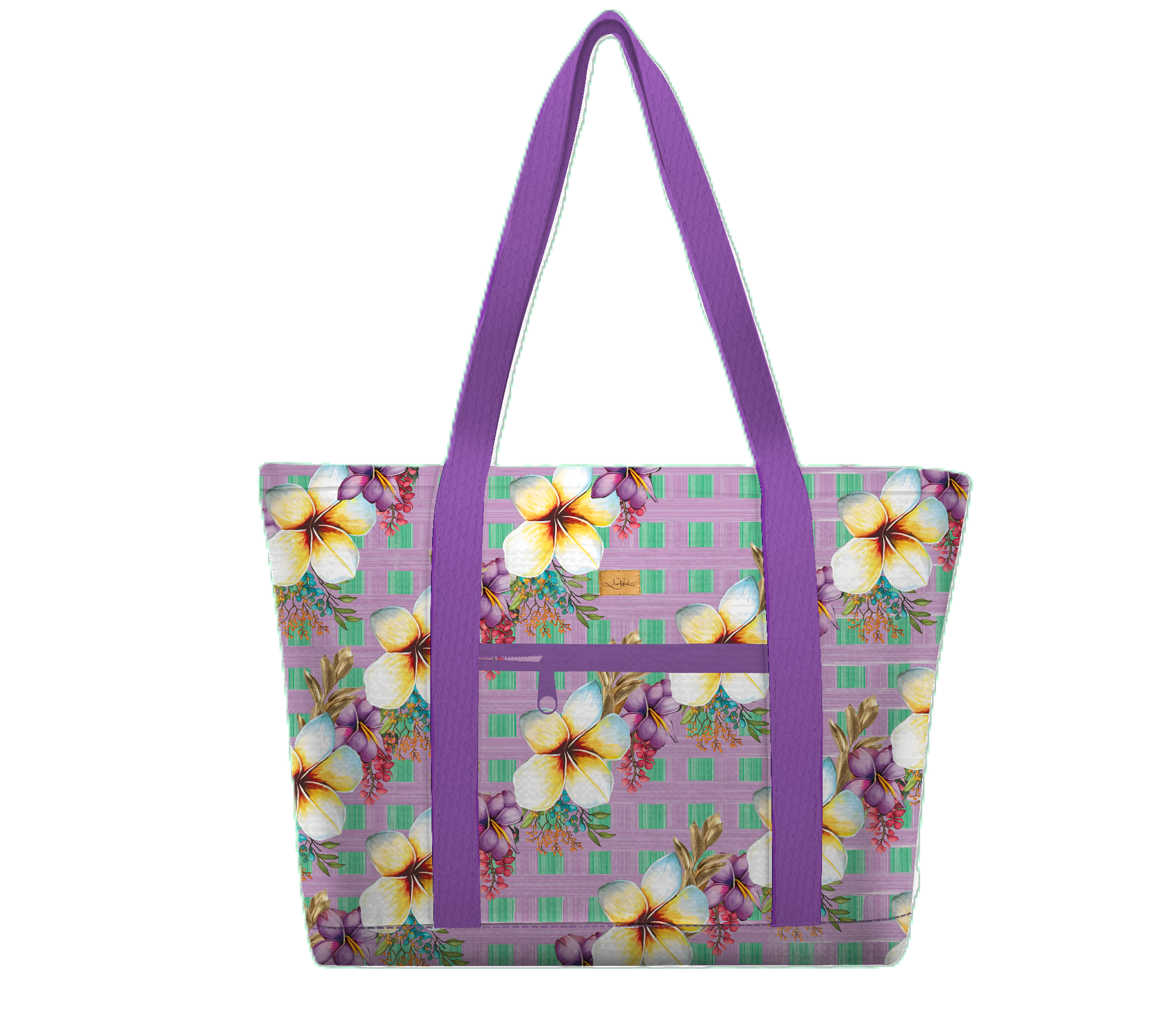 Large Tote Cooler Bag - Paradise Bloom
