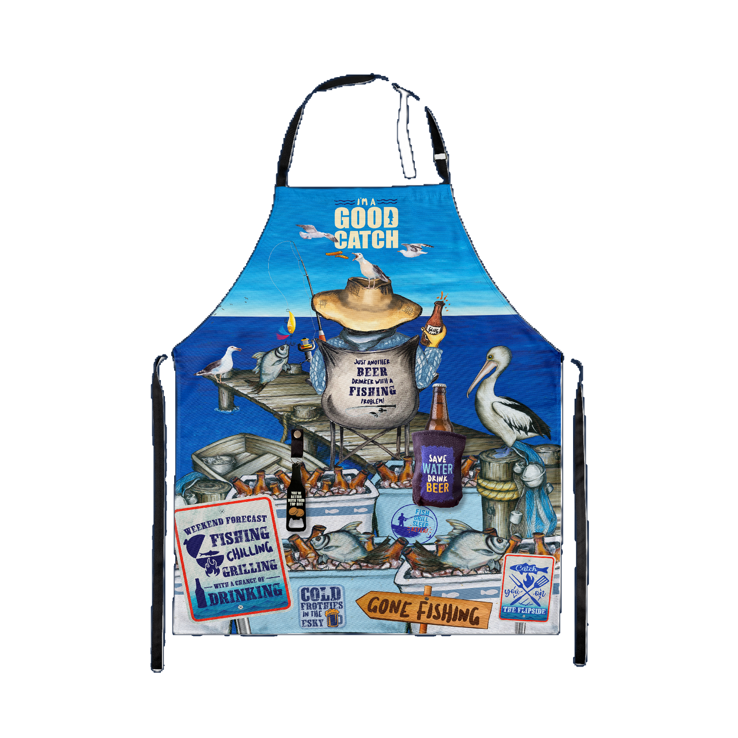 Apron Mens - Good Catch