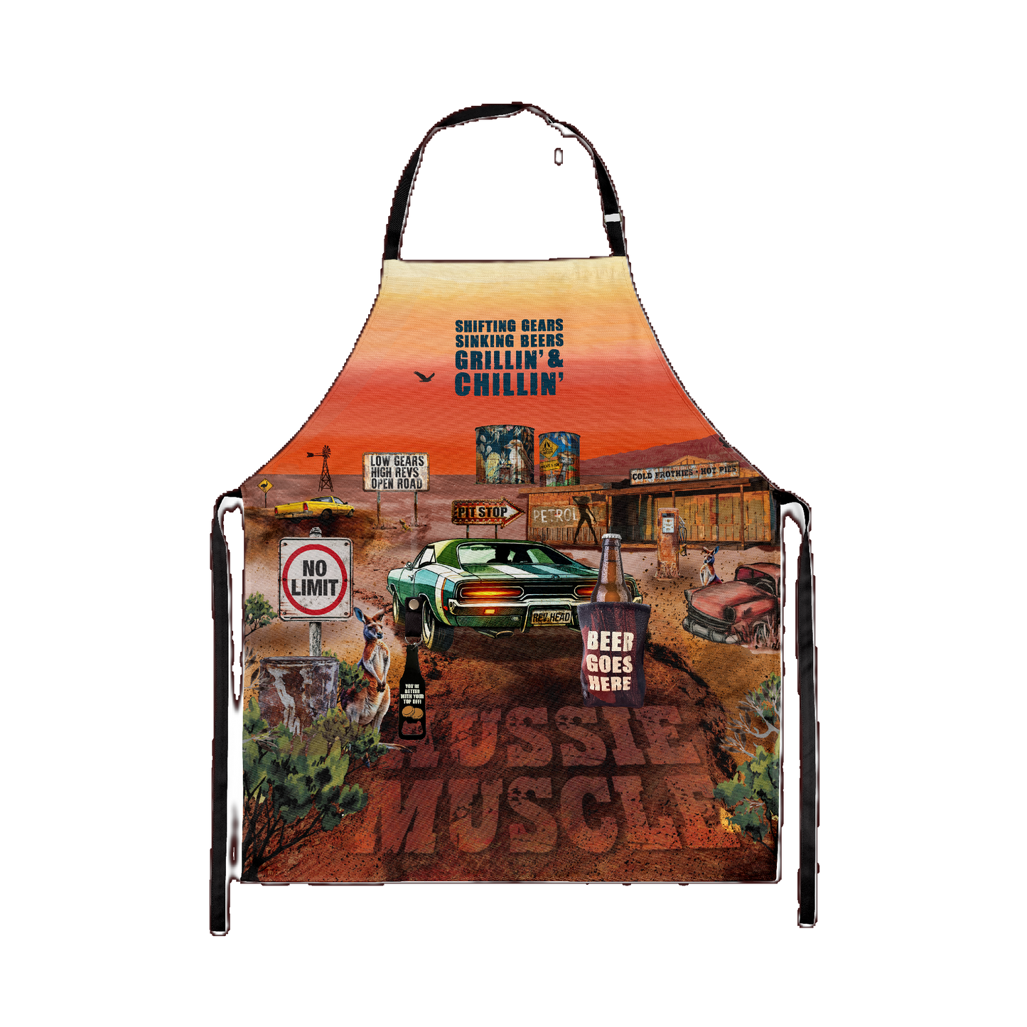 Apron Mens - Aussie Muscle