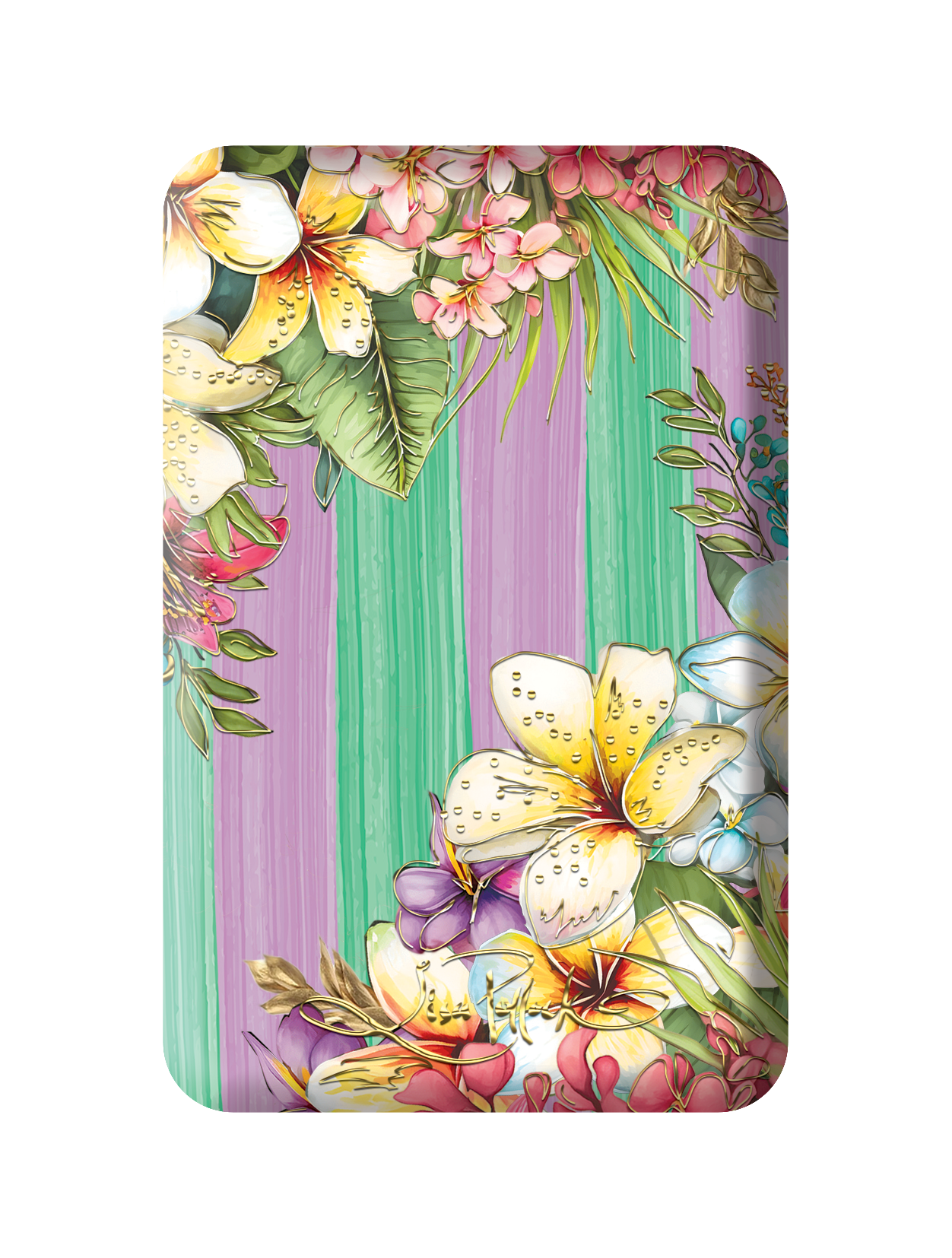 Small Jewellery Case W/ Gold Foil Cover