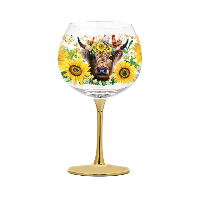Golden Glamour Glass - Sunny Highland