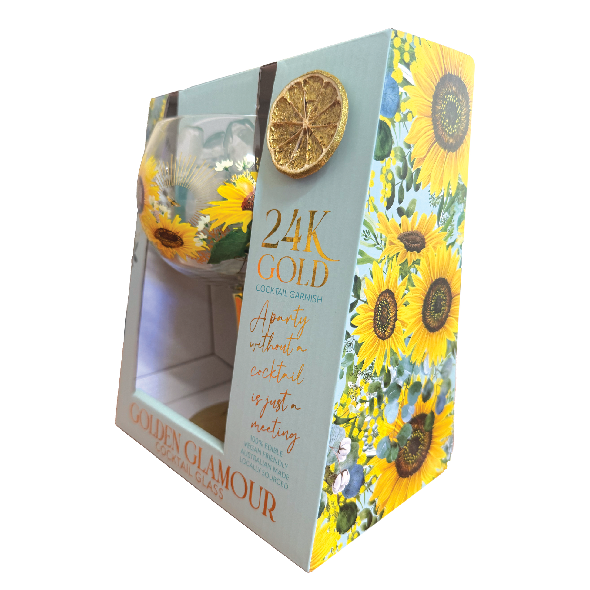 Golden Glamour Glass - Sunny Highland