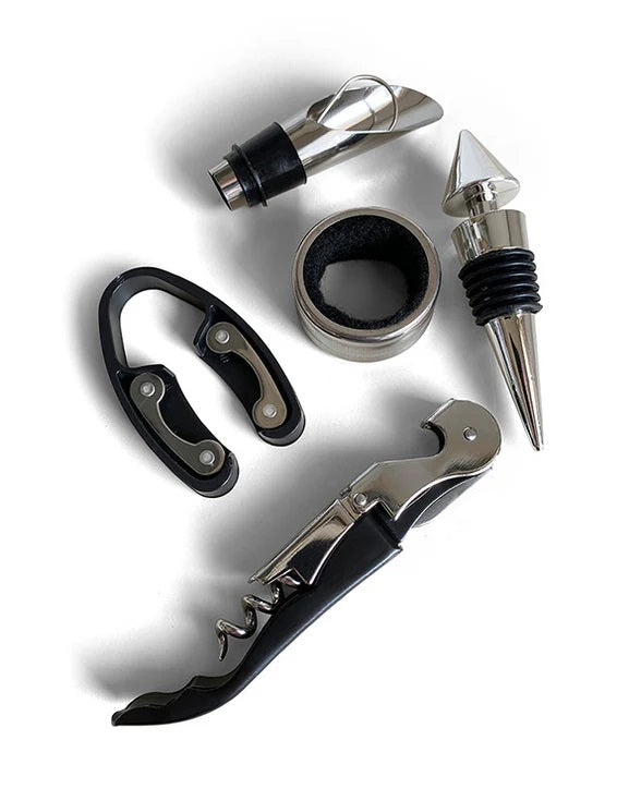 Mens Republic Wine Tool Gift Set - 5 Pcs In Bottle