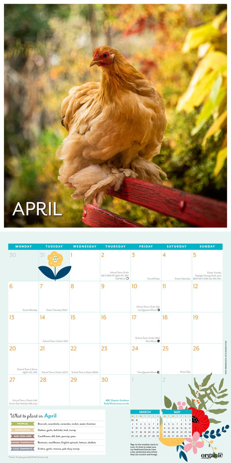 Organic Gardener Calendar: 2026