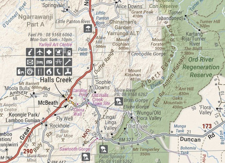 Great Desert Track -  Central Sheet