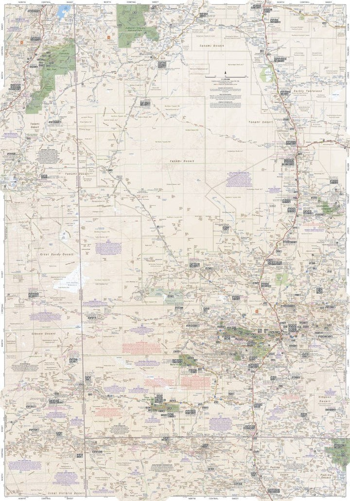 Great Desert Track -  Central Sheet