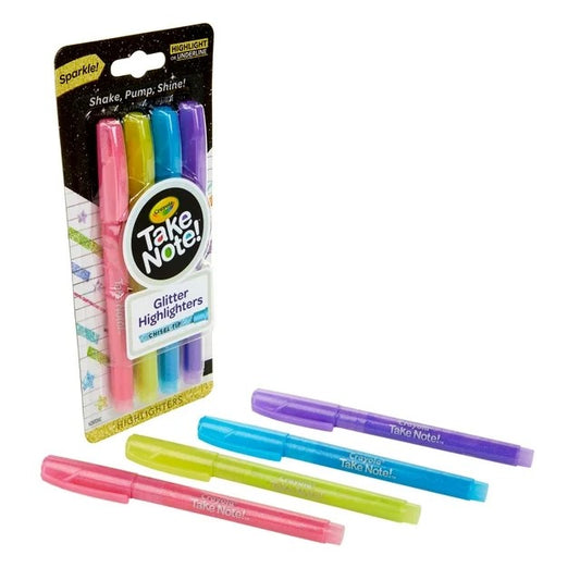 Crayola Glitter Highlighers 4pk