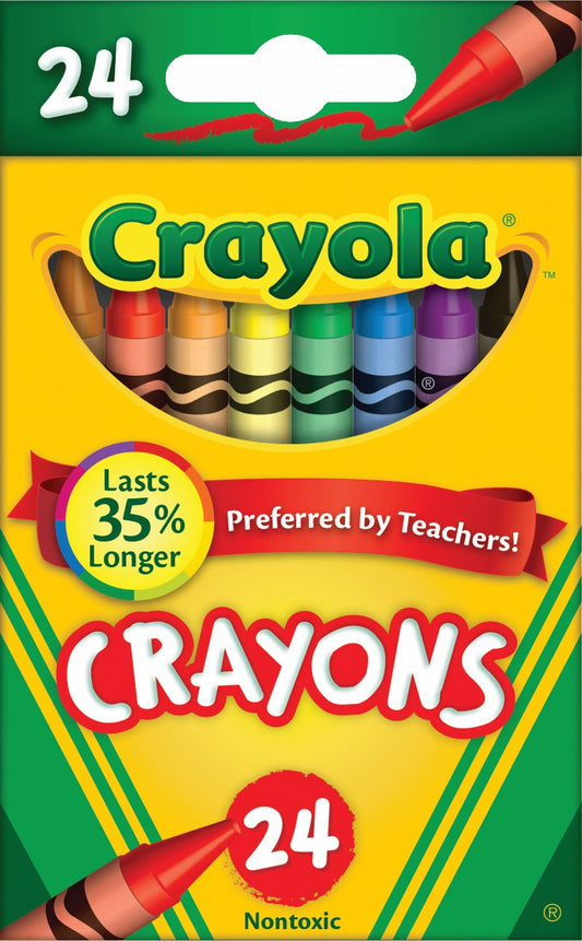 16018 Pk24 Crayola Crayons Regular