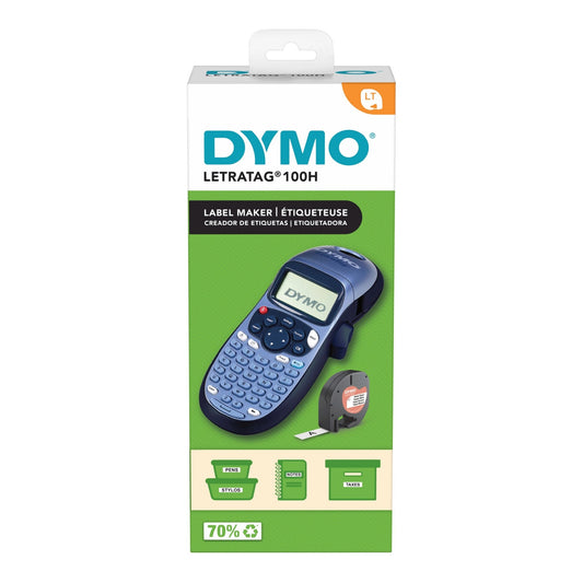 Label Maker Dymo Letratag 100h Handheld Labeller With 3 Tapes -  Silver
