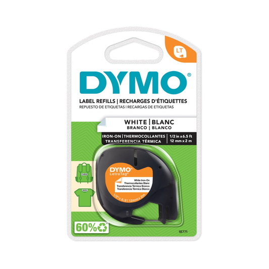 Dymo Iron On Letra Tag Tape