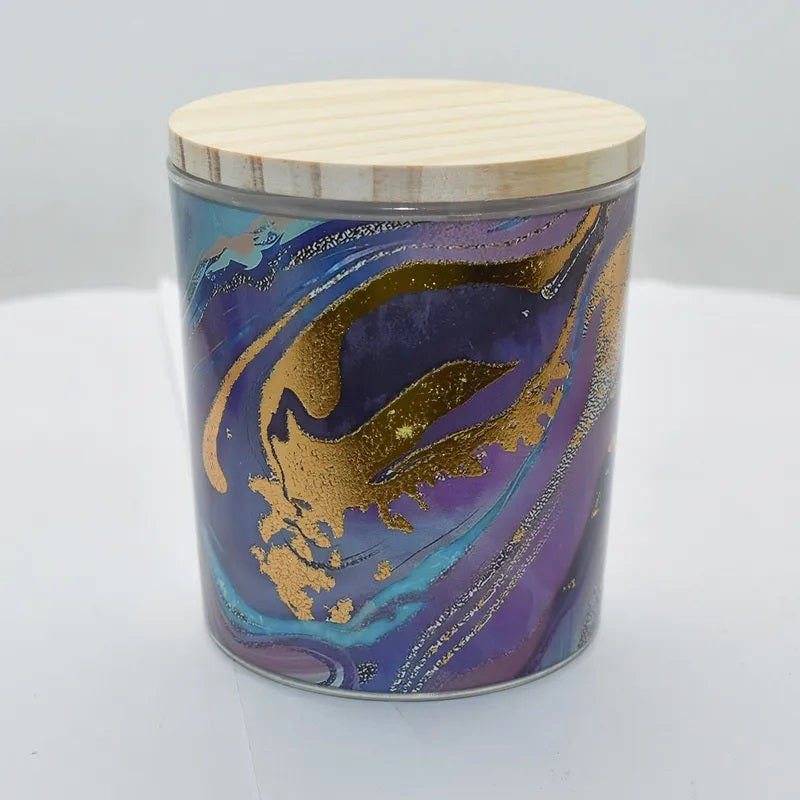 Scented Wishes Candle [desn:purple Paradise]