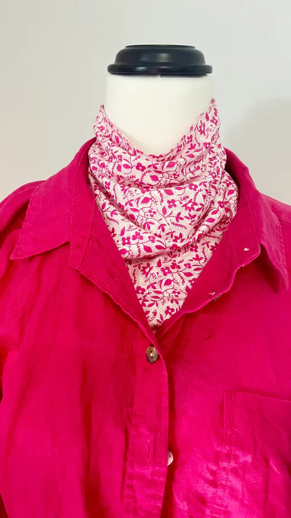 Coolrider Clothing Co - Cooling Bandanas [col:pink Poppies]
